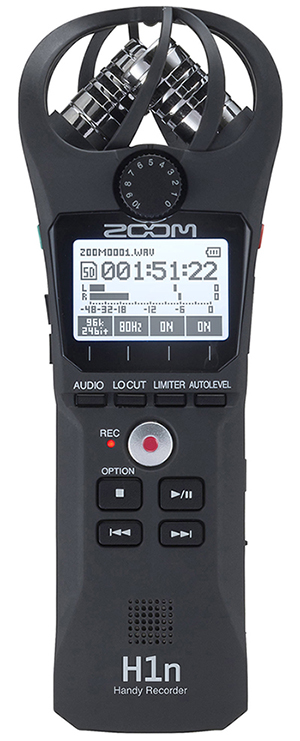 ZOOM H1n  Digital Recorder Stereo Handy. Just Press Record