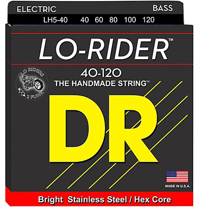 Μπάσου Χορδές DR LO-RIDER   5-ΧΟΡΔΟΥ  LH5-40    ( 40-120 ) Σετ Χορδές μπάσσου