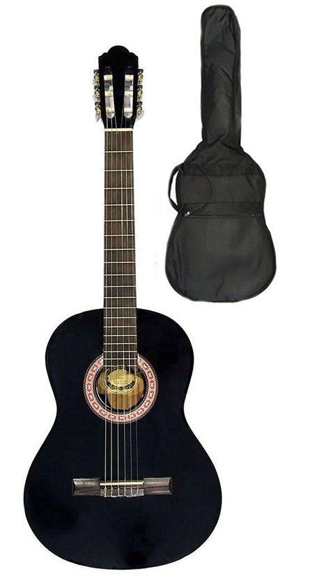 Κλασσική κιθάρα DANIEL CG-390 4/4 Black + Θήκη