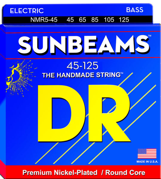 Μπάσου Χορδές DR SUNBEAMS  5 –ΧΟΡΔΟΥ  NMR5-45   ( 45-125 ) Σετ Χορδές μπάσσου
