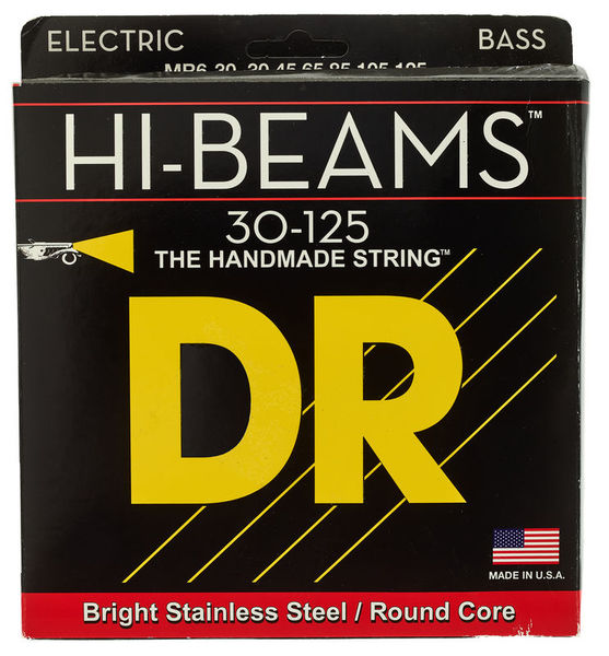Μπάσου Χορδές DR HI-BEAM  6-ΧΟΡΔΟΥ MR6-30   ( 30-125 ) Σετ Χορδές μπάσσου