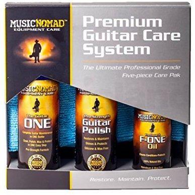 Συντήρηση περιποίηση Guitar Cleaner Σετ συντήρησης κιθάρας MUSIC NOMAD MN108 Guitar Care 5-Pack
