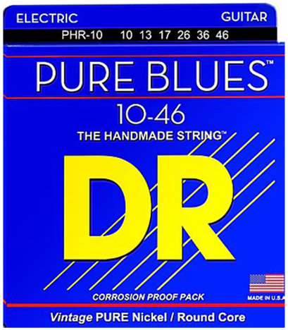 Ηλεκτρικής Κιθάρας Χορδές DR PURE- BLUES. PHR-10   10-46 Σετ Χορδές ηλεκτρικής κιθάρας