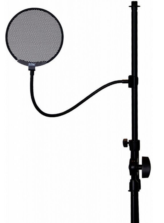 ON STAGE ASVSM5-B Gooseneck Microphone Pop Filter