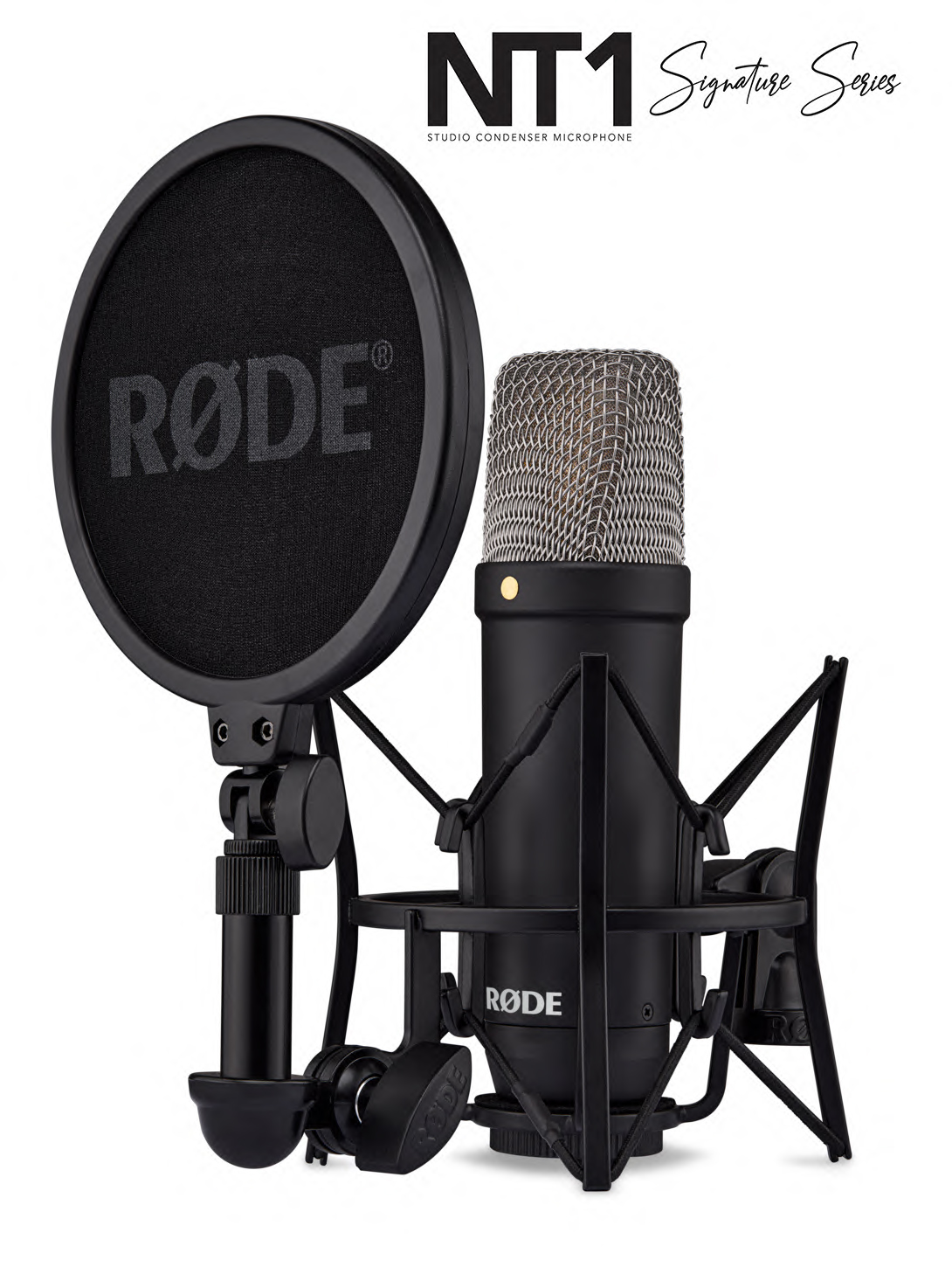 thumbnail image 2 of Rode NT1 Signature Series Large Diaphragm Condenser Microphone - Black 2 of 4