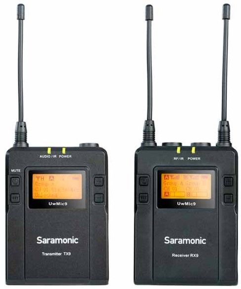Saramonic Wireless Smart Microphone. Saramonic UWMIC9 KIT 1- RX9TX9 Wireless Microphone System