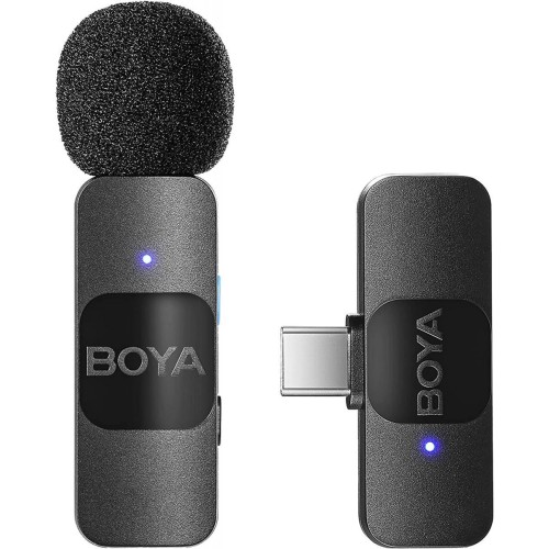 BOYA Wireless Smart Microphone. Boya Ασύρματο Μικρόφωνο BY-V10 Type-C Πέτου