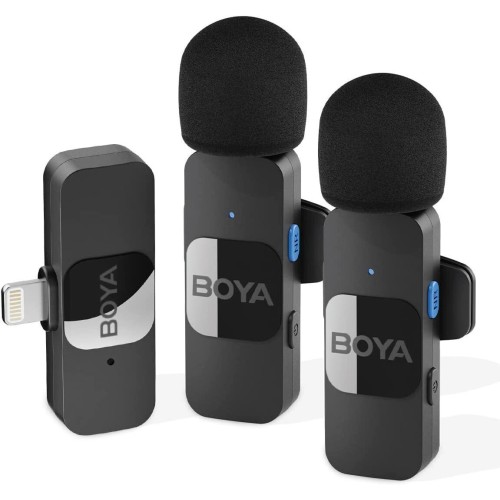 BOYA Wireless Smart Microphone. Boya Ασύρματο Μικρόφωνο BY-V2 Lightning Πέτου