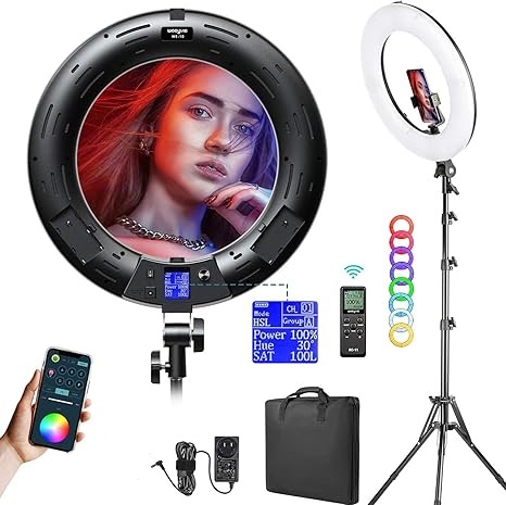 Weeylite WE-10S Full RGB Ringlight 18 inch