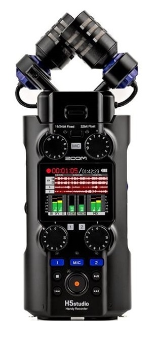 ZOOM H5 Studio Φορητός Ψηφιακός Εγγραφέας με δύο μικρόφωνα και εφέ