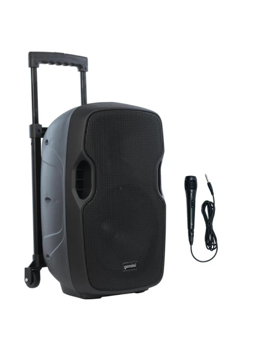Gemini AS-10TOGO Portable Bluetooth Speaker 10 Woofer Battery