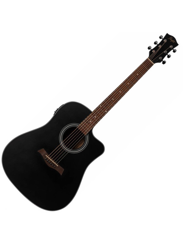 FLIGHT GUITARS D-175 BK Acoustic Guitar