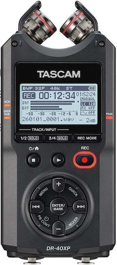 TASCAM DR-40XP 4-Track Φορητός Eγγραφέας Και USB Audio Interface