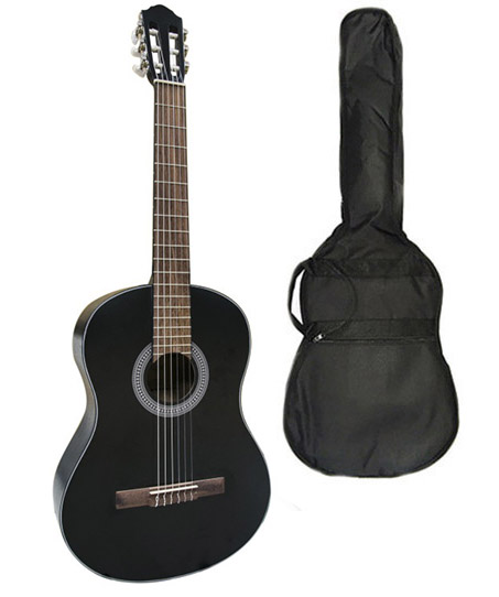 Κλασσική κιθάρα Flight C-100 Black 4/4 + Θήκη