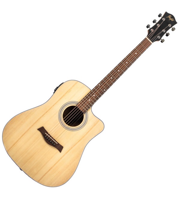FLIGHT GUITARS D-175CE NATURAL Electro Acoustic Guitar