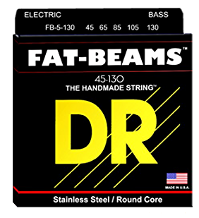Μπάσου Χορδές DR FAT-BEAMS 5-ΧΟΡΔΟΥ FB5-130 ( 45-130 ) Σετ Χορδές μπάσσου