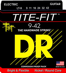 Ηλεκτρικής Κιθάρας Χορδές DR TITE-FIT LT-9 (0,9-42) Σετ Χορδές ηλεκτρικής κιθάρας