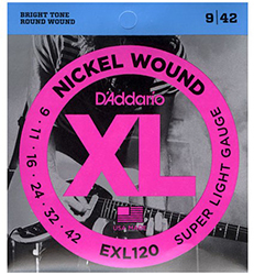 Ηλεκτρικής Κιθάρας Χορδές Dʼ Addario EXL-120 Χορδές ηλεκτρικής κιθάρας