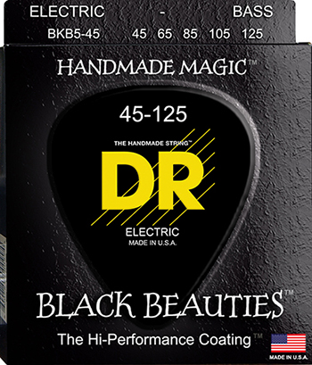 Μπάσου Χορδές DR BLACK BEAUTIES 5-ΧΟΡΔΟΥ BΚΒ5-45  (45-125) Σετ Χορδές μπάσσου