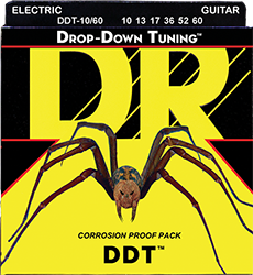 Ηλεκτρικής Κιθάρας Χορδές DR Drop- Down Tuning.  DDT-10/60   ( 10-60 ) Σετ Χορδές ηλεκτρικής κιθάρας