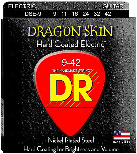 Ηλεκτρικής Κιθάρας Χορδές DR DRAGON SKIN The Hi-Performance Coating  DSE-9 ( 9-42 )