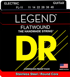 Ηλεκτρικής Κιθάρας Χορδές DR LEGEND FL-11  ( 11-48 ) Σετ Χορδές ηλεκτρικής κιθάρας flat