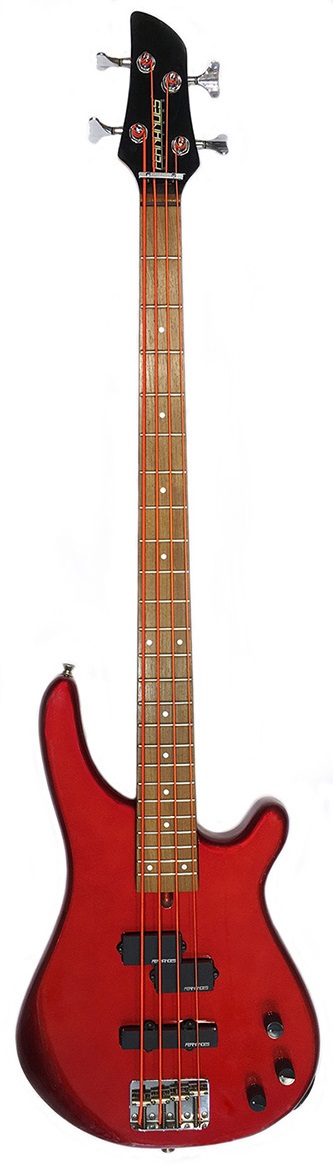 Μπάσα Fernandes Fernandes ηλεκτρικό μπάσσο. AMB-4 Metallic Red. MADE IN JAPAN