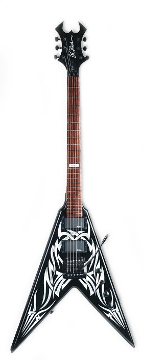 Bc Rich Kerry King V White Tribal  .