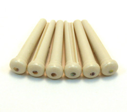 Ανταλλακτικά Μουσικών οργάνων LEEM PINS CM619 Cream White Σφήνες Ακουστικής Κιθάρας