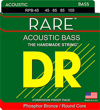 Μπάσου Χορδές DR RARE  4-ΧΟΡΔΟΥ RPB-45     (45-105) Σετ Χορδές Ακουστικού  μπάσσου
