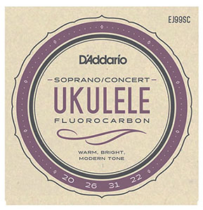 Χορδές Ukulele Dʼ Addario Ukulele EJ99SC σετ χορδες για Ukulele