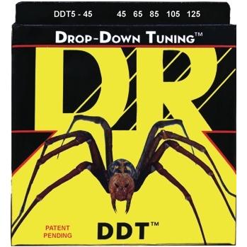 Μπάσου Χορδές DR Drop- Down Tuning. DDT5-45 (45-125) Σετ Χορδές μπάσσου