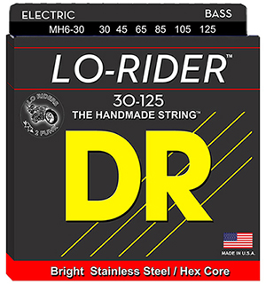 Μπάσου Χορδές DR LO-RIDER  6-ΧΟΡΔΟΥ  MH6-30  ( 30-125 ) Σετ Χορδές μπάσσου