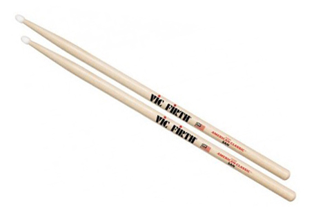 Μπαγκέτες για DRUMS Vic Firth 5AN Nylon Μπαγκέτες.