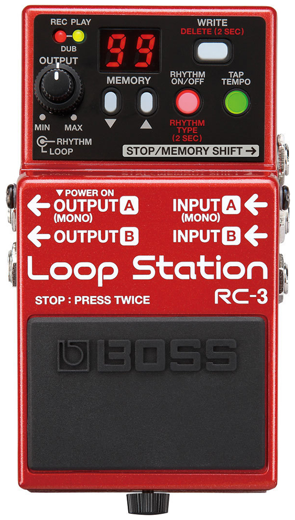 Boss Pedals-Effect Processor BOSS RC-3 Loop Station Πετάλι