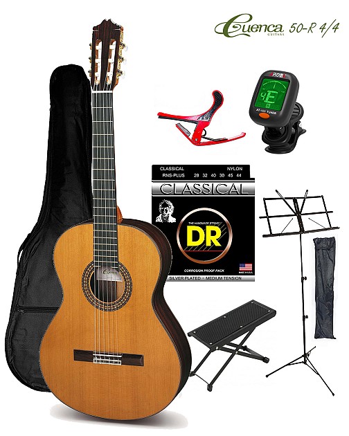 Cuenca 50-R Κλασσική Κιθάρα 4/4 Bundle