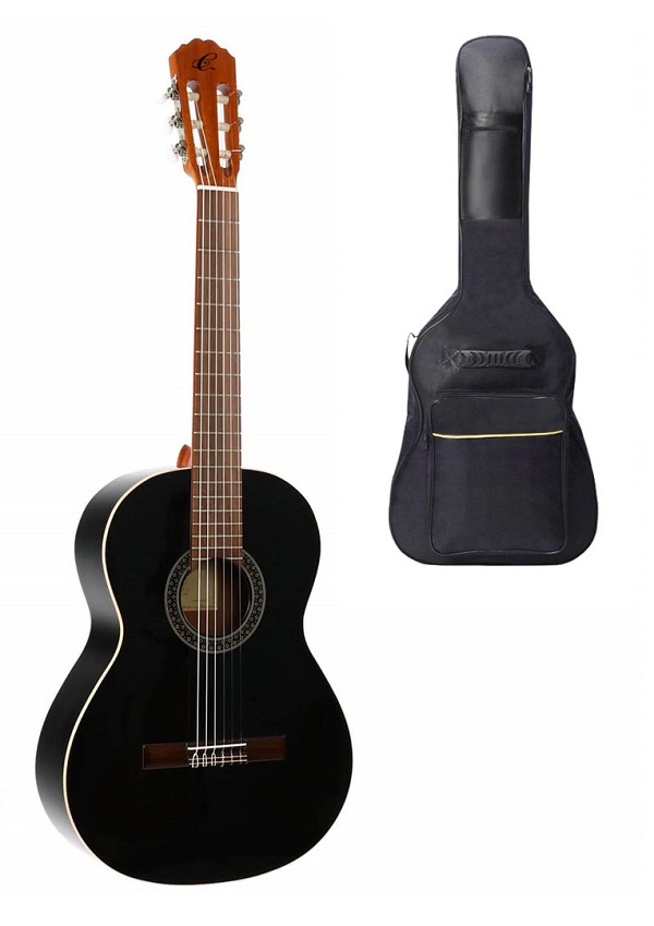 Ισπανικές Κλασικές Κιθάρες Cuenca Cuenca 10 Black Satin Κλασσική Κιθάρα 4/4 με ΔΩΡΟ θήκη