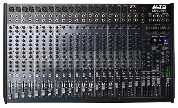 ALTO LIVE2404.   24-CHANNEL/4-BUS MIXER