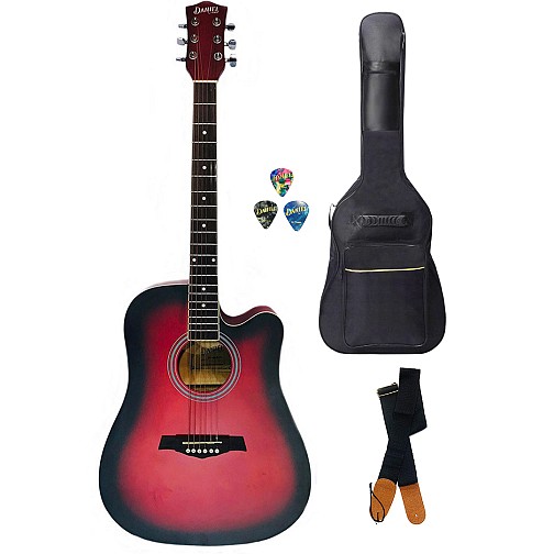 Ακουστική Κιθάρα Daniel CF-4001C RDS, με θήκη, ζώνη, πένες