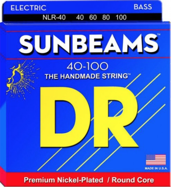 Μπάσου Χορδές DR SUNBEAMS   4 –ΧΟΡΔΟΥ  NLR-40  (40-100) Σετ Χορδές μπάσσου