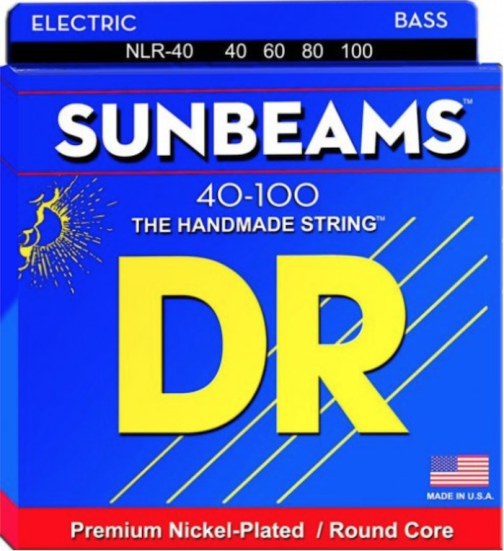 DR SUNBEAMS   4 –ΧΟΡΔΟΥ  NLR-40  (40-100) Σετ Χορδές μπάσσου