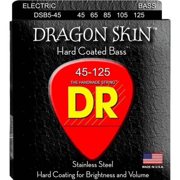  , , , , Ukulele,  DR Dragon Skin DSB5 45-125