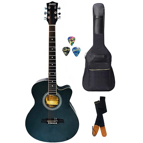 Ακουστική Κιθάρα Daniel CF-3000C Black, με θήκη, ζώνη, πένες