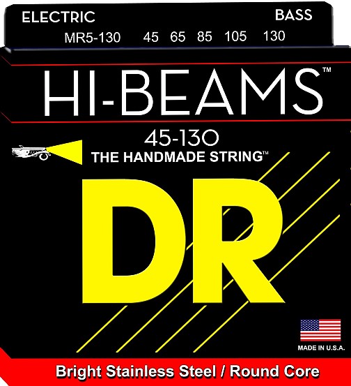 DR HI-BEAM  5-ΧΟΡΔΟΥ MR5-130  ( 45-130 ) Σετ Χορδές μπάσσου