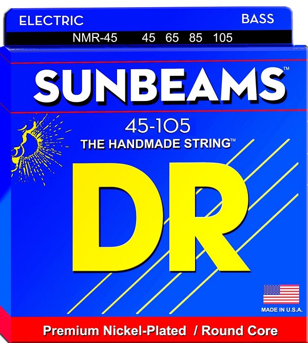 Μπάσου Χορδές DR SUNBEAMS 4 –ΧΟΡΔΟΥ  NMR-45  ( 45-105 ) Σετ Χορδές μπάσσου