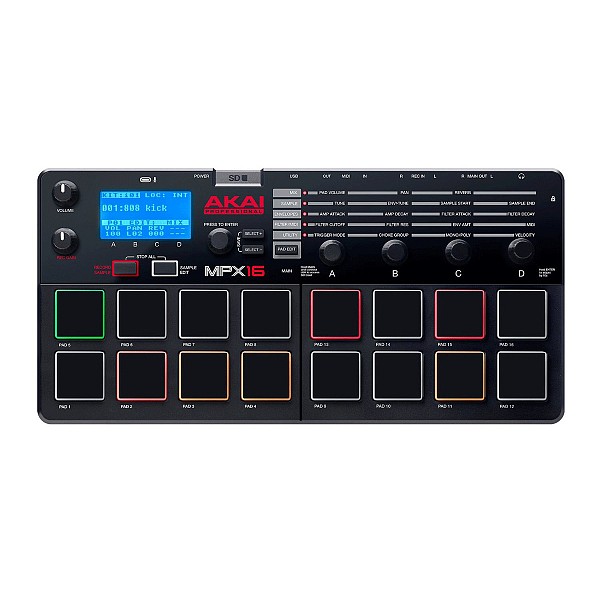 Akai MIDI Controllers, Pad Controllers AKAI Professional MPX16