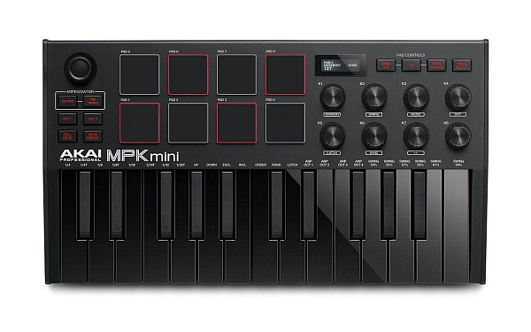 Akai MIDI Controllers, Pad Controllers AKAI Professional MPK Mini MK3 Black