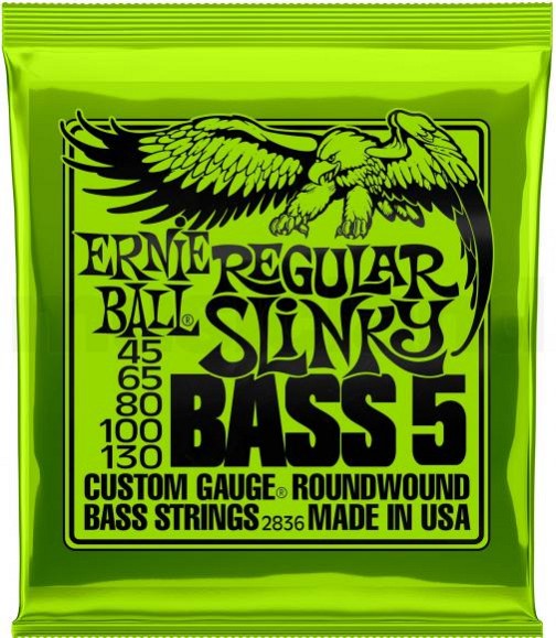Ernie Ball 2836 Regular Slinky 5-String  45-130 Σετ Χορδές μπάσσου
