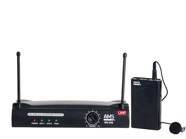 Mικρόφωνα Shure, Beyerdynamic AMS MU 200 LV. Ασύρματο Σύστημα Μικροφώνου. Συμπεριλαμβάνει 1 Lavalier μικρόφωνο.
