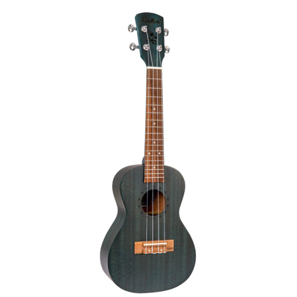Ukulele Laka Sapele Series Concert Ukulele & Bag - VUC5BL